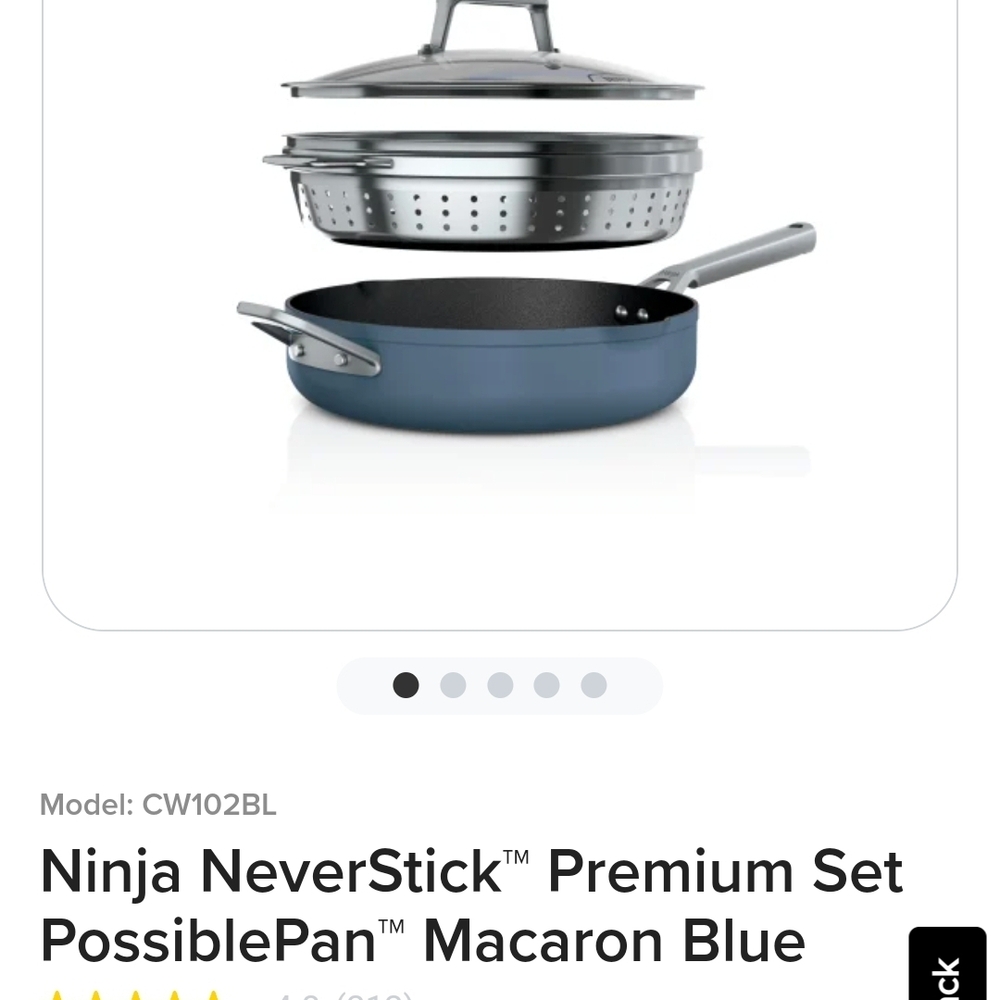 Ninja NeverStick Premium PossiblePan - Macaron Blue USED